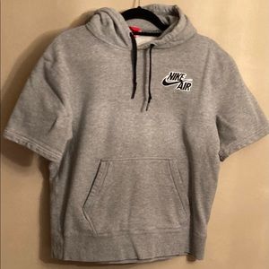 Nike short sleeve hoodie